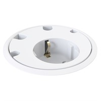 Powerdot 10 - 1 socket type F, 4 cable grommet, white